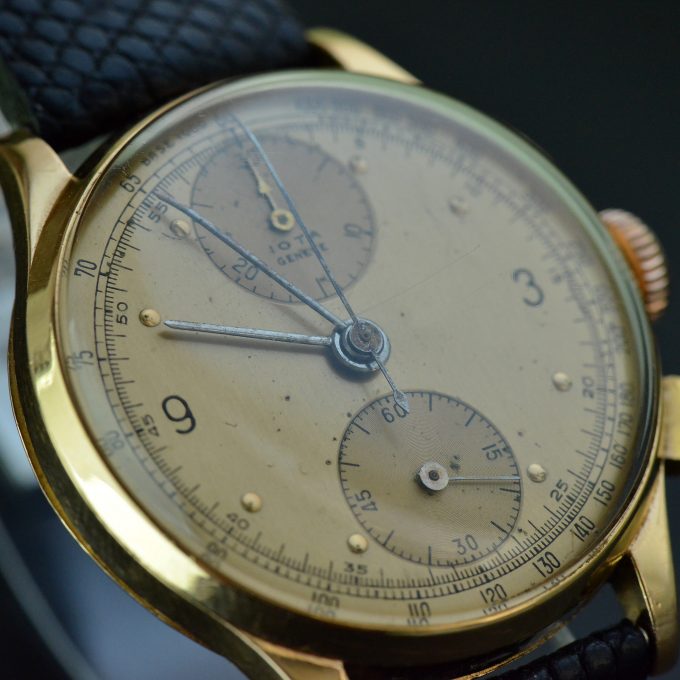 vintage Gold Chronograph Iota